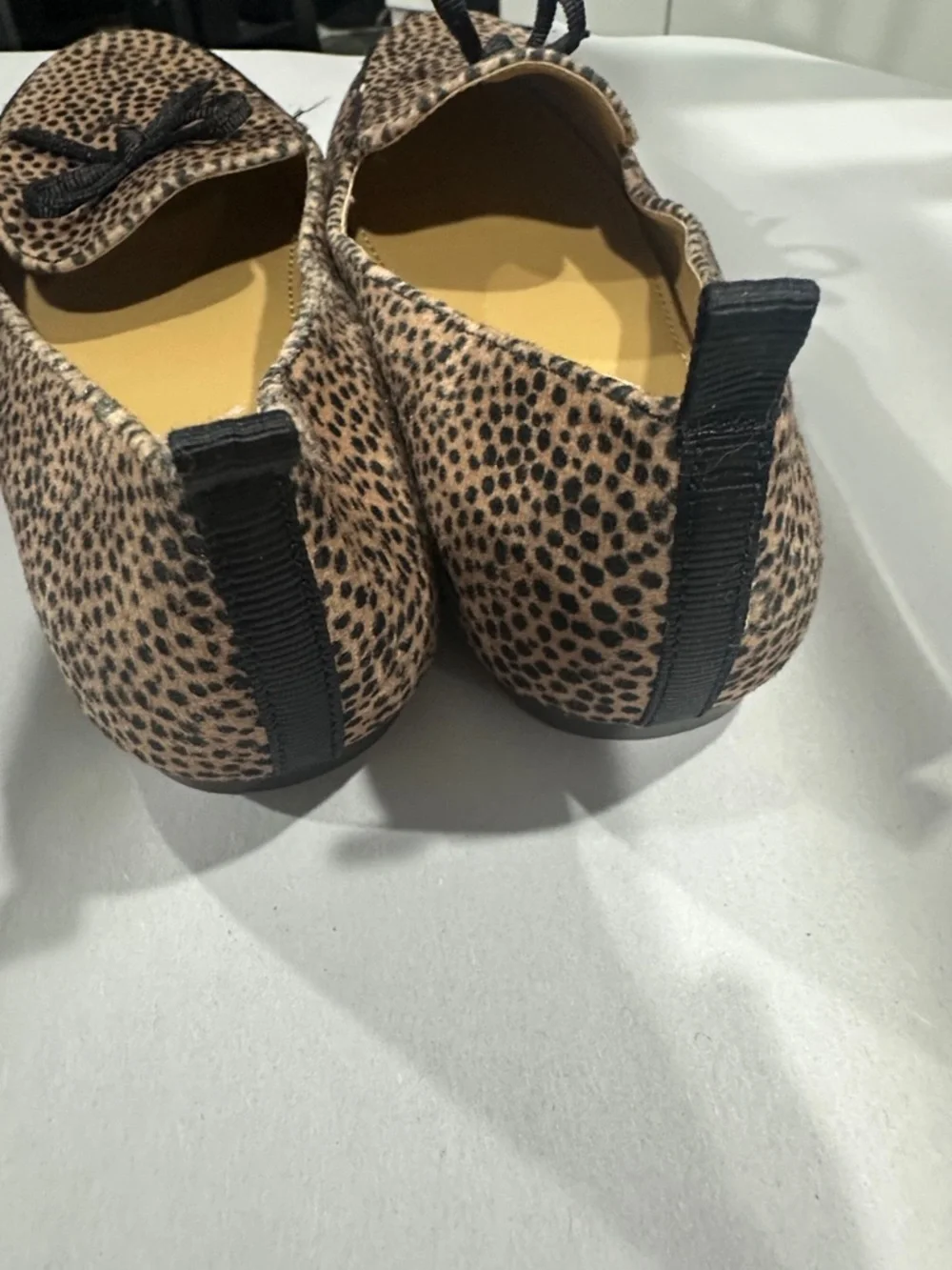 J. Crew Girls Leopard Print Loafers in Tan and Black
